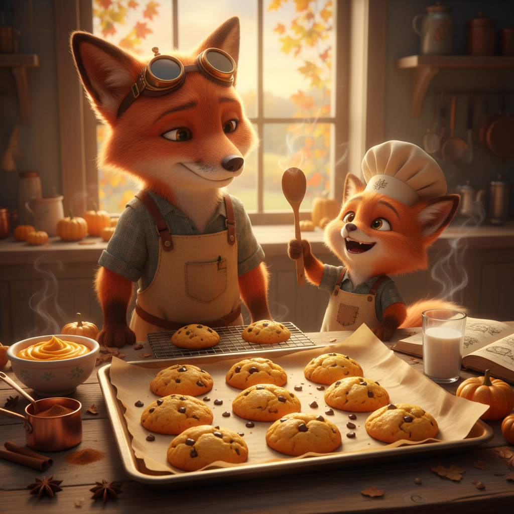 Biscuits Dorés à la Citrouille du Terrier