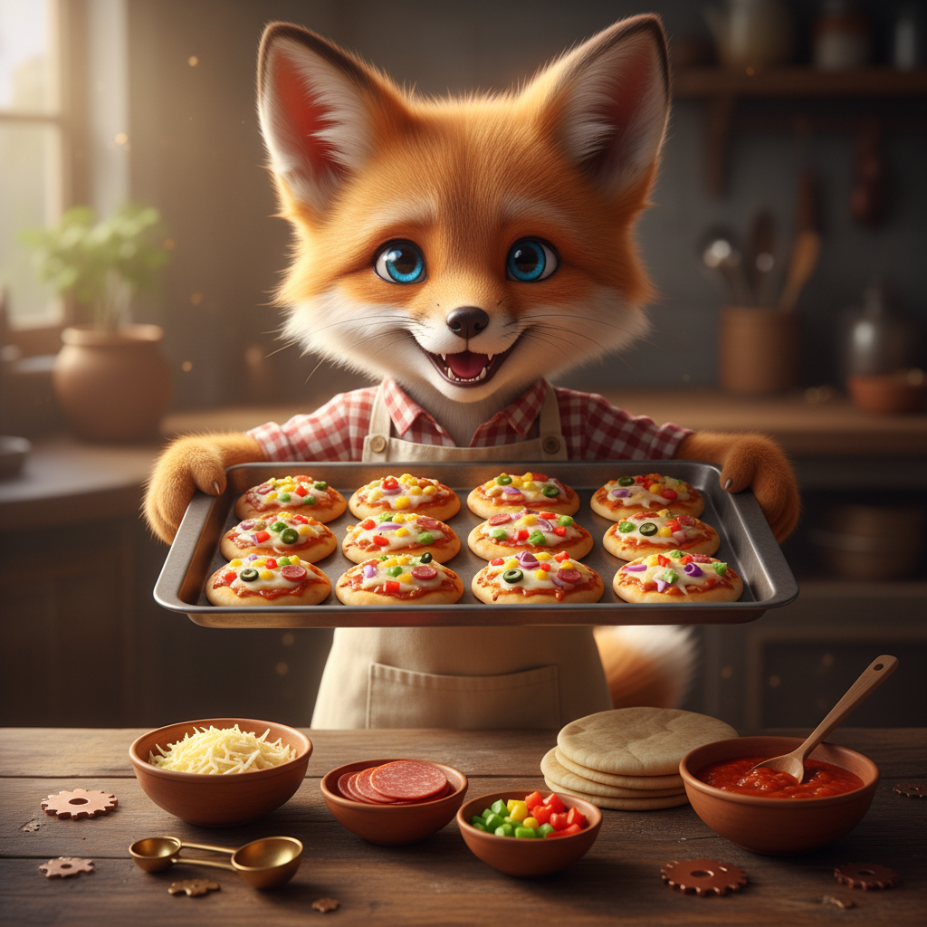 Mini Pizzas Pita de la Petite École