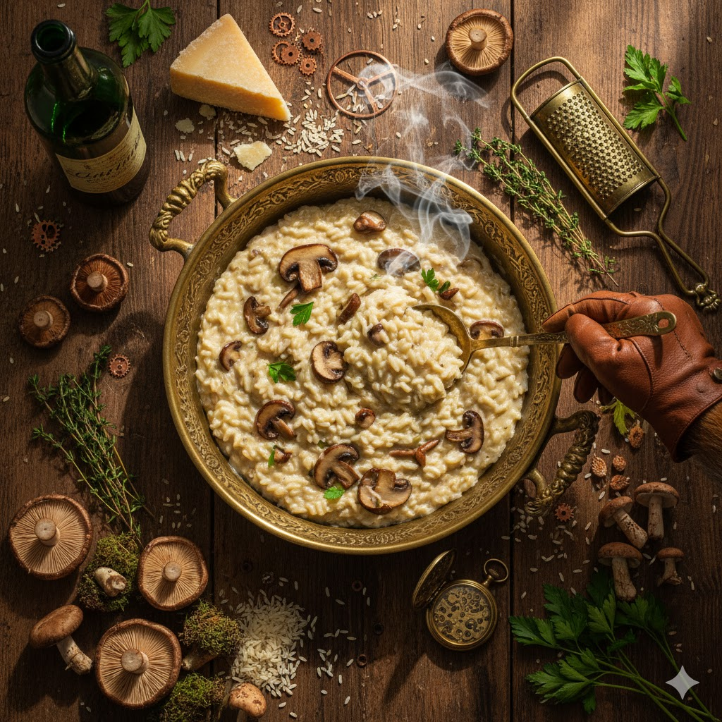 Risotto aux champignons d'automne du Renard