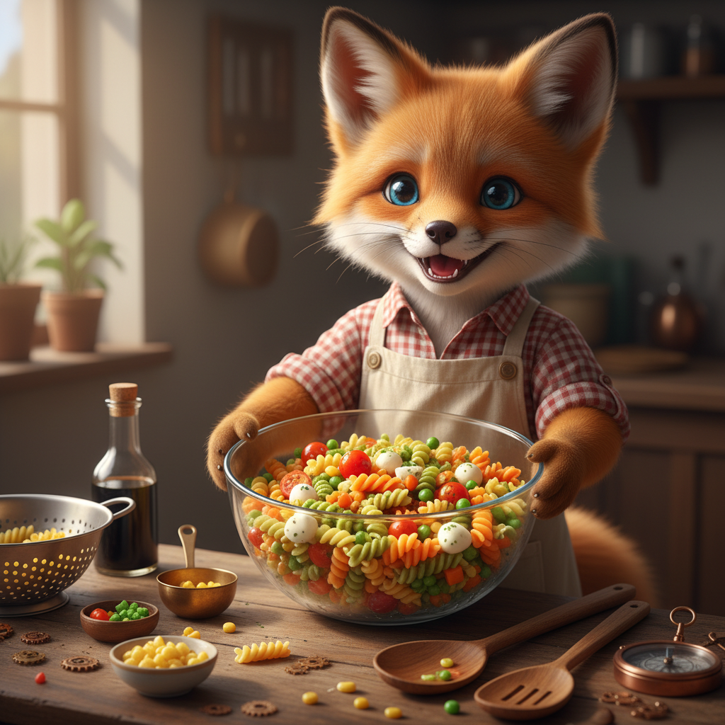 Salade de Pâtes Tricolores de la Petite École