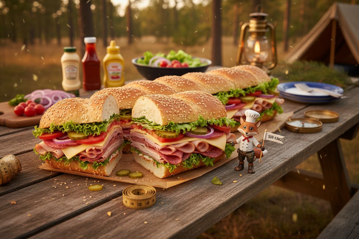 Bar à Sandwich Sous-Marin Géant