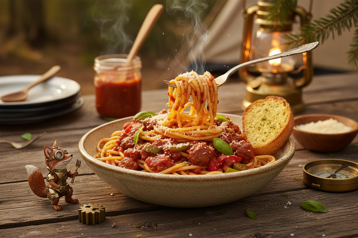 Spaghetti Sauce Maison à la Saucisse