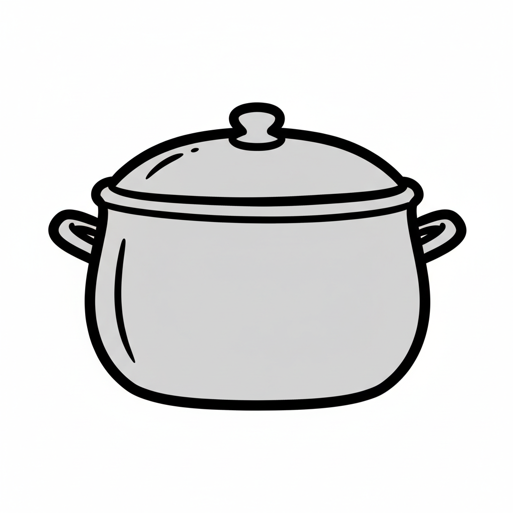 Casserole d'eau bouillante