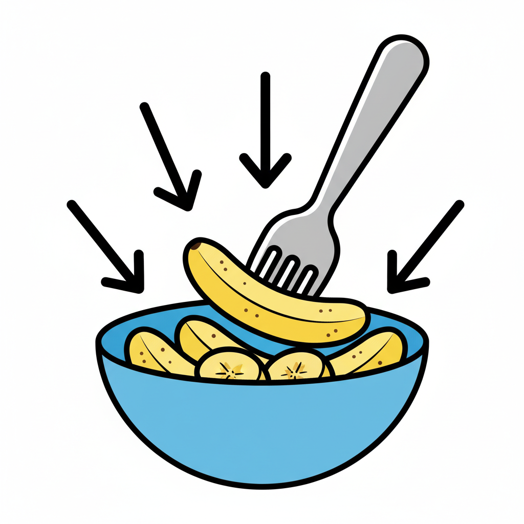 Écraser avec fourchette