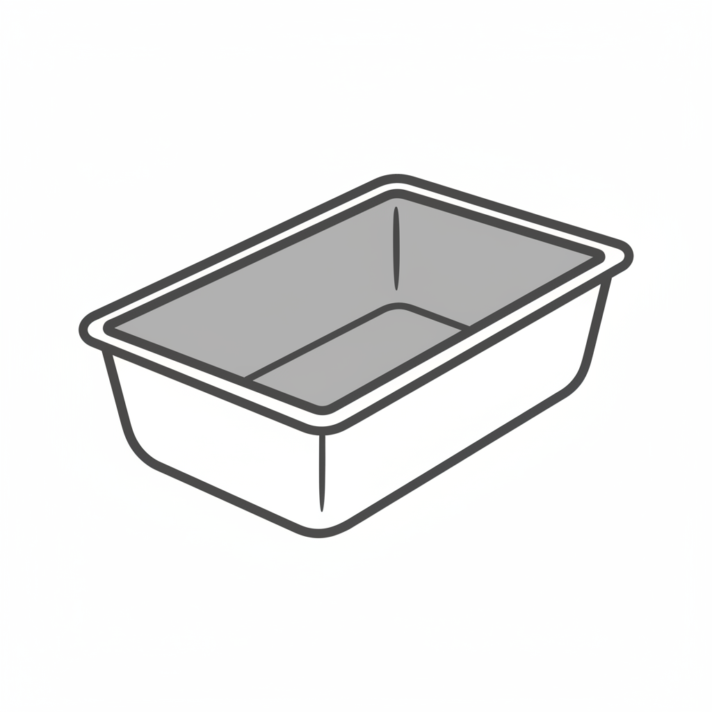 Moule à pain graissé